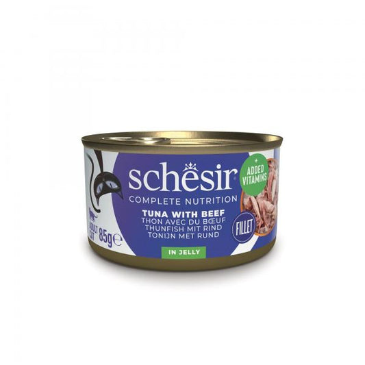 Schesir Cat Jelly Tuna & Beef 85g