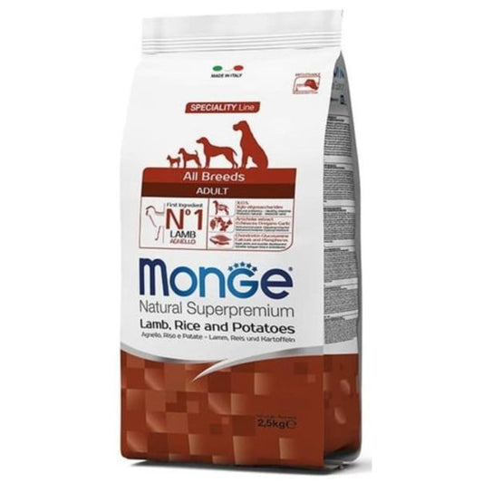 Monge Dog All Breeds Adult jagnjetina 2.5kg