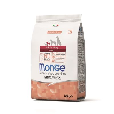 Monge mini salmon and rice 800g