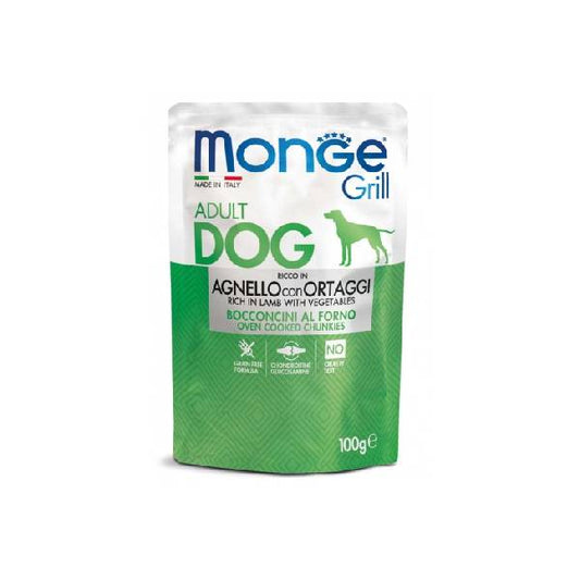 Monge Grill Sos Jagnjetina Povrće 100g