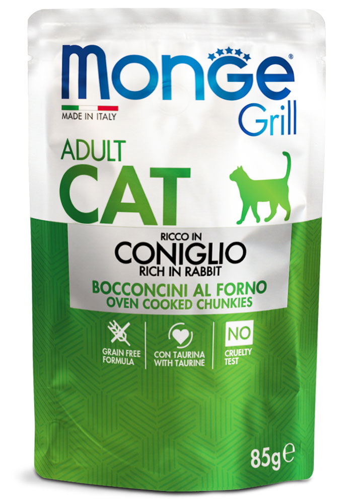 Monge Cat Grill sos Zečetina - Adult 85g