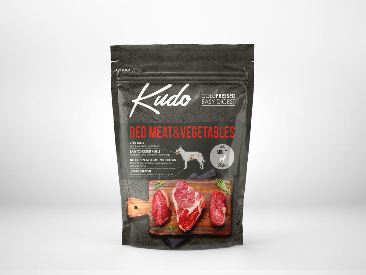 KU 3kg Kudo Crveno Meso & Povrce Mini Adult