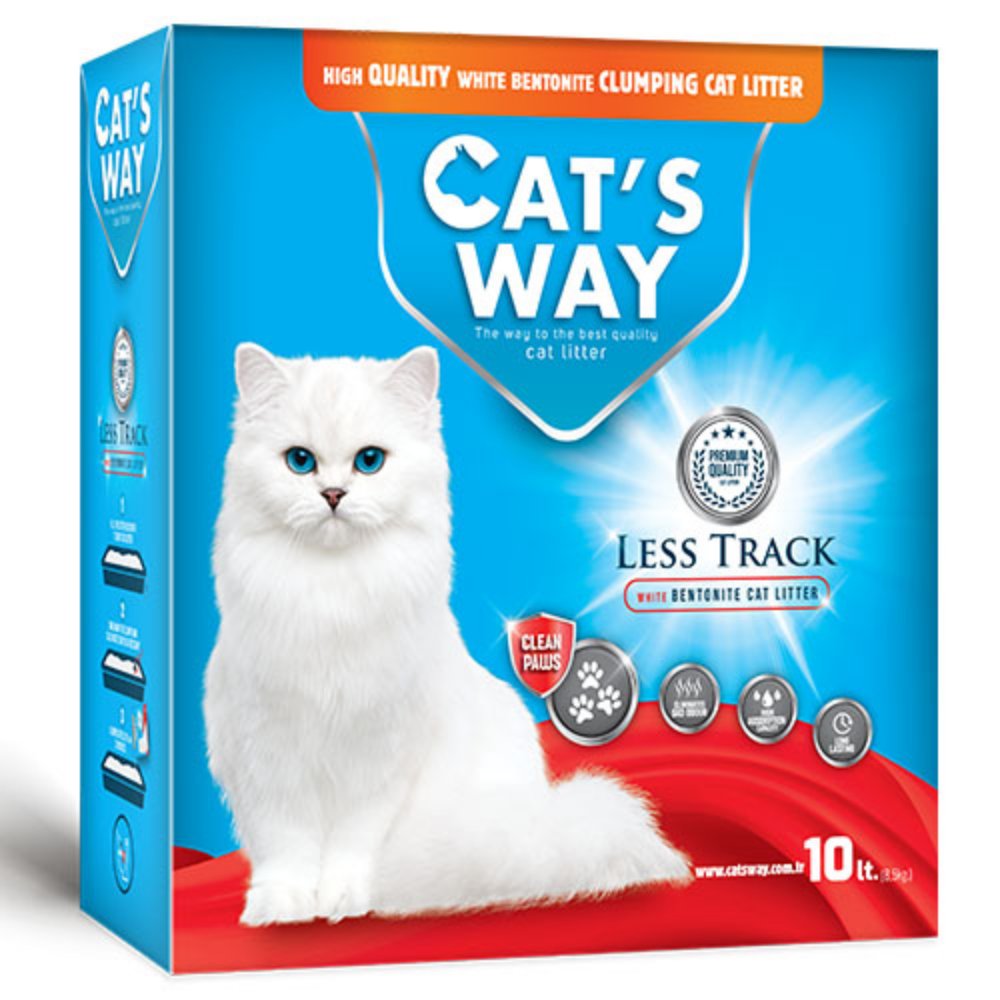 Cats Way Box Unscented Less Track posip za macke 10l